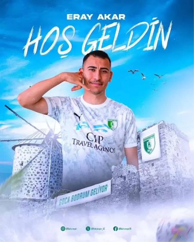 Bodrum FK, Eray Akar'ı transfer etti