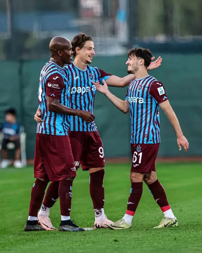 Trabzonspor, Zeleznicar Pancevo'yu 3-1 mağlup etti