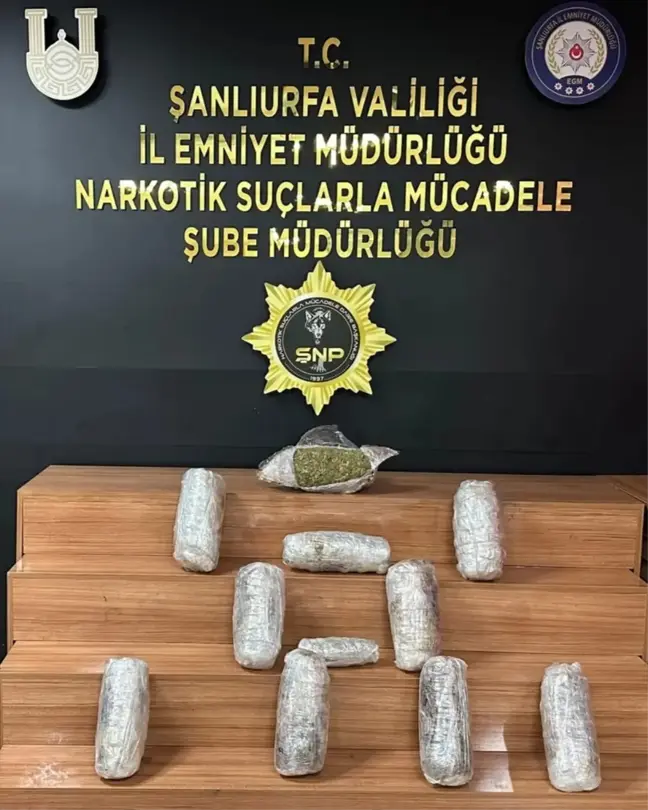 Şanlıurfa'da 20 Kilogram Sentetik Uyuşturucu Ele Geçirildi