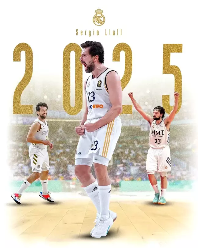 Real Madrid, Sergio Llull'un sözleşmesini 2025 yılına kadar uzattı