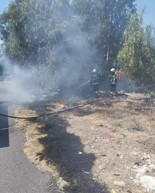 İskenderun'da çıkan yangın söndürüldü