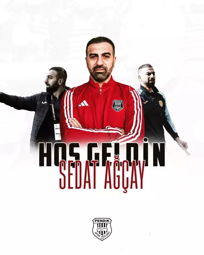 Sedat Ağçay Pendikspor'un Yeni Teknik Direktörü Oldu