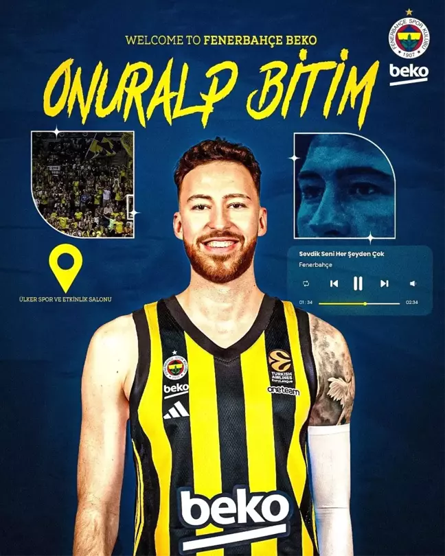 Fenerbahçe Beko, Onuralp Bitim ile Sözleşme İmzaladı