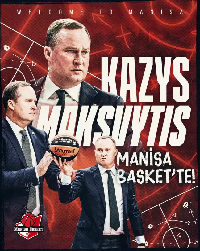 Manisa Basket, Yeni Antrenörü Kazys Maksvytis ile Anlaştı