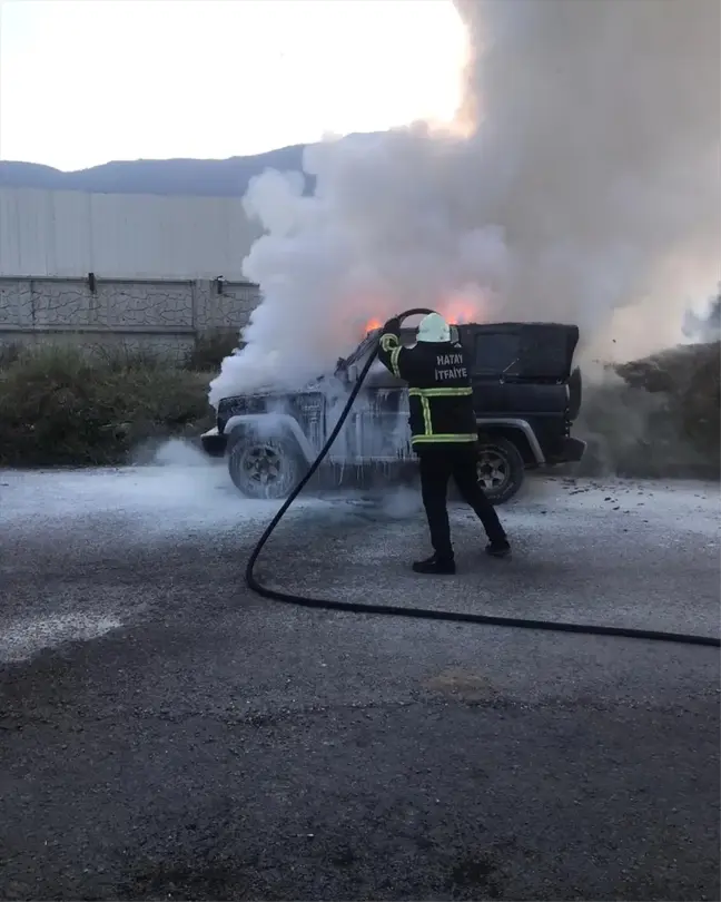 Hatay'da Seyir Halindeki Cipte Yangın Çıktı