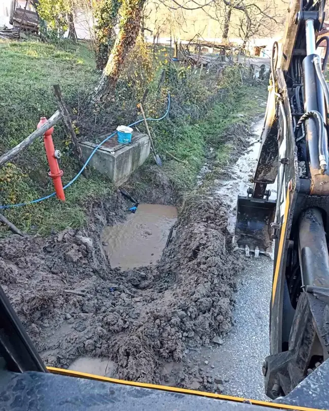 Düzce Kaynaşlı'da İçme Suyu Arızası Giderildi