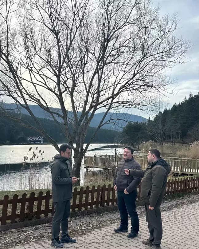 Gölcük Tabiat Parkı'nda Yenileme Çalışmaları İncelendi