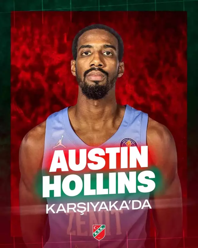 Karşıyaka Basketbol, Austin Hollins'i Kadrosuna Kattı