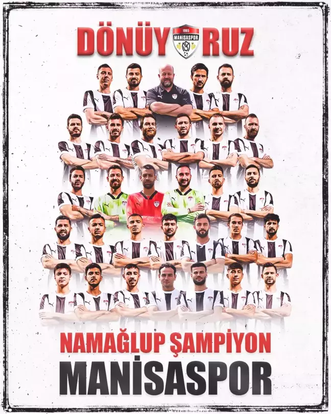 Manisaspor, Namağlup Şampiyon Olup Bölgesel Amatör Lig'e Yükseldi