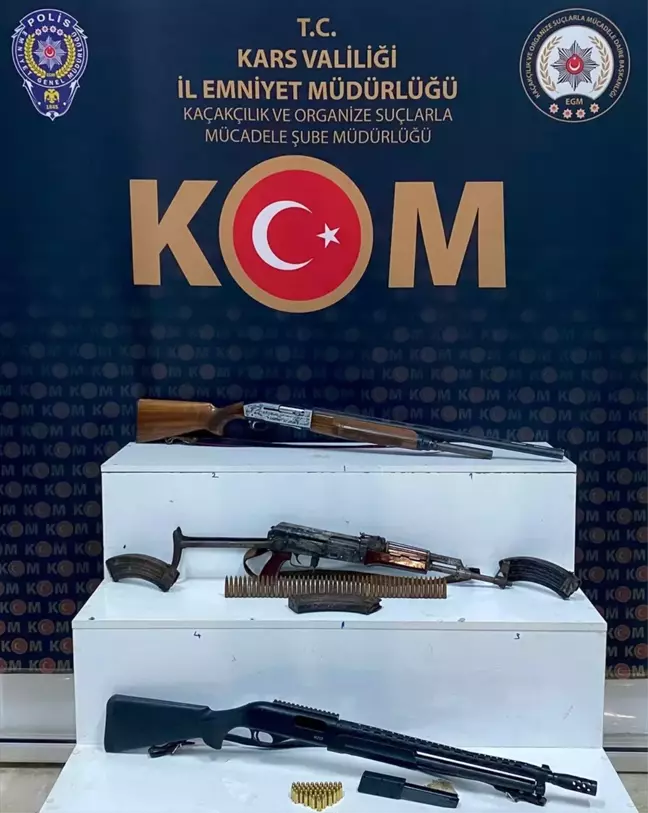 Kars'ta Silah Kaçakçılığı Operasyonu: 2 Gözaltı