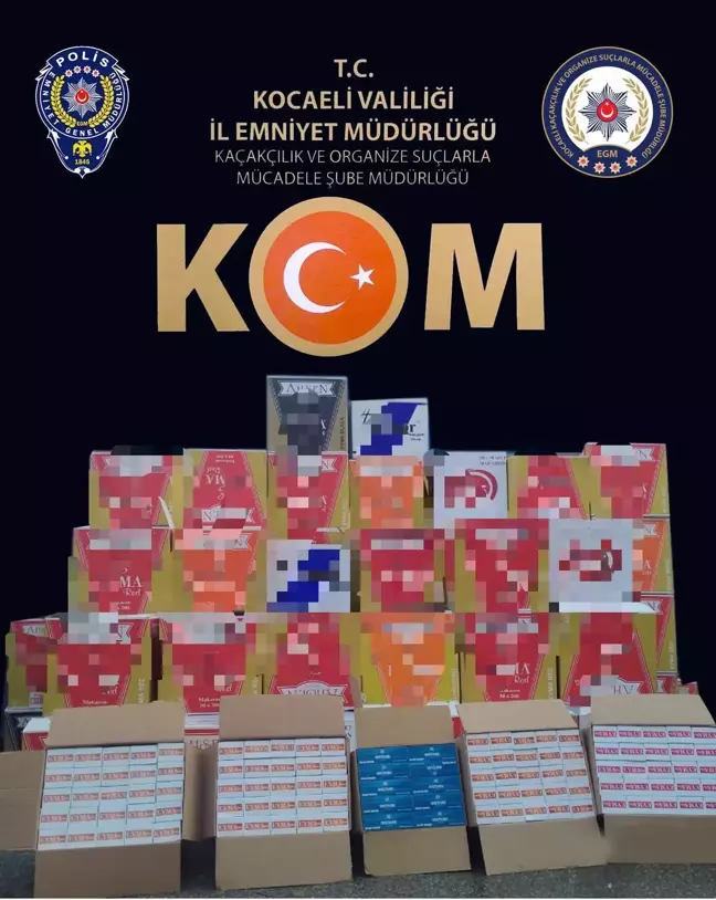 Son dakika haberi! Kocaeli'de kaçak sigara operasyonunda 390 bin makaron ele geçirildi