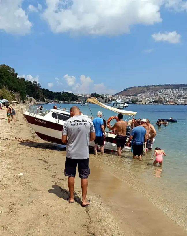 Sinop'ta alabora olan teknedeki 6 kişilik aile kurtarıldı