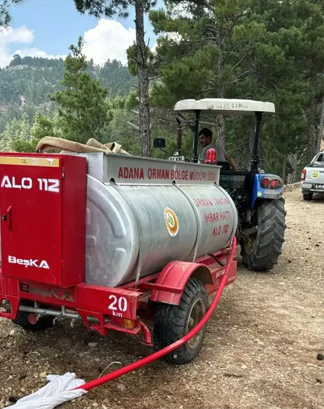 Adana'nın Feke ilçesinde orman yangını kontrol altına alındı