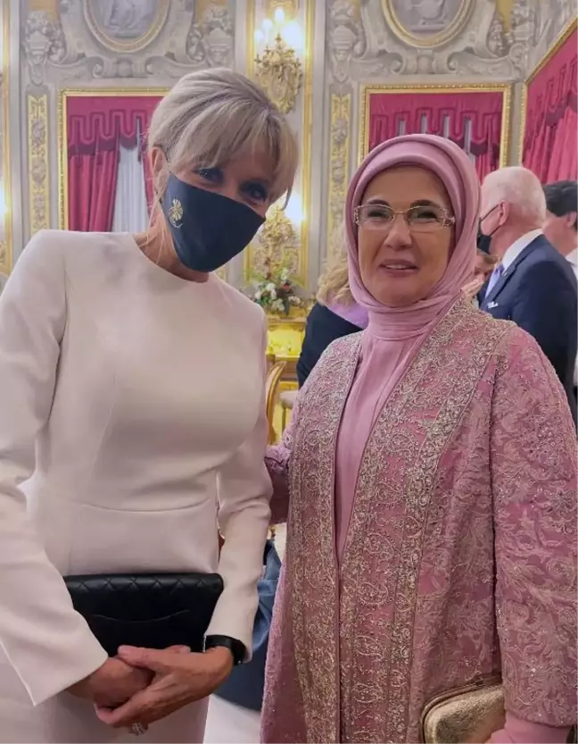 G-20'de Türkiye-Fransa arasında 'First Lady' diplomasisi