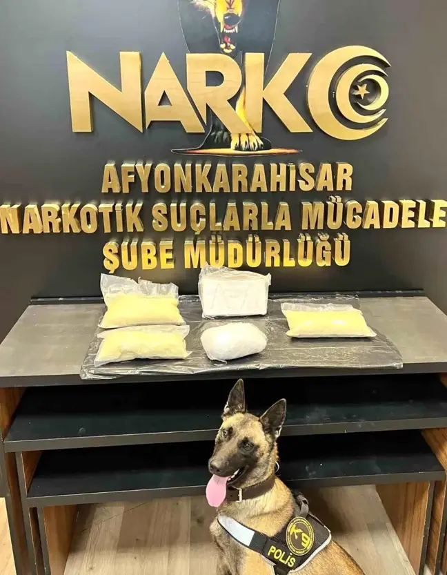 Afyonkarahisar'da Uyuşturucu Operasyonu: 4 Kilo 542 Gram Ele Geçirildi