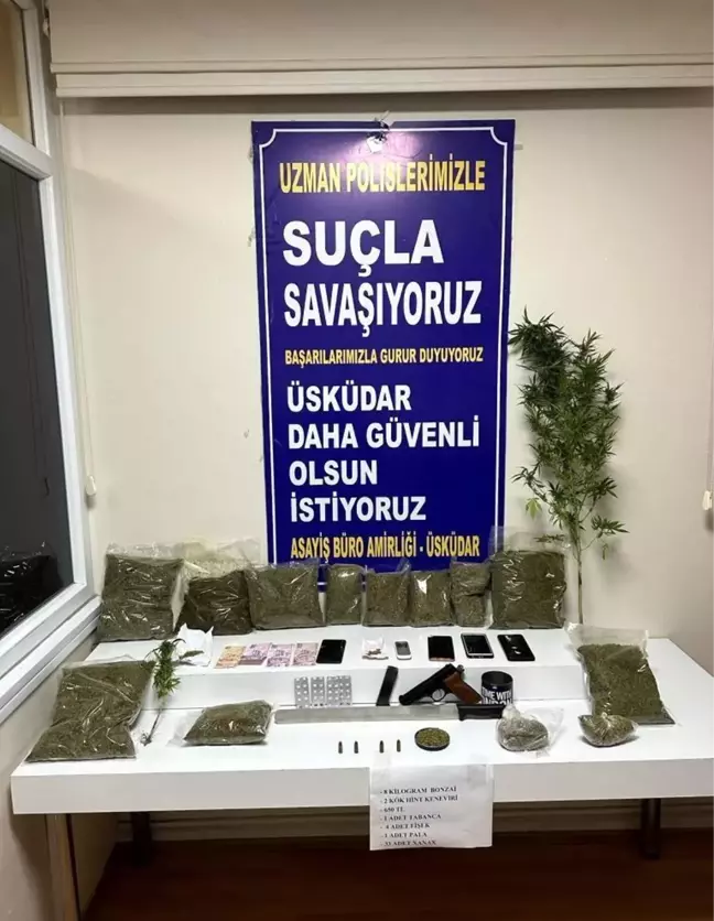 Üsküdar'da Uyuşturucu Ticareti Yapan İki Kişi Yakalandı