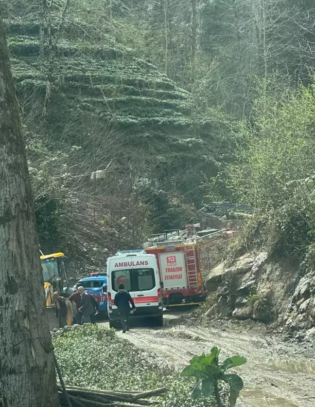 Trabzon'da göçük meydana geldi 3 işçi öldü