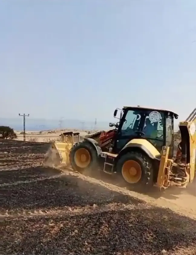 Çanakkale'de Buğday Tarlasında Yangın