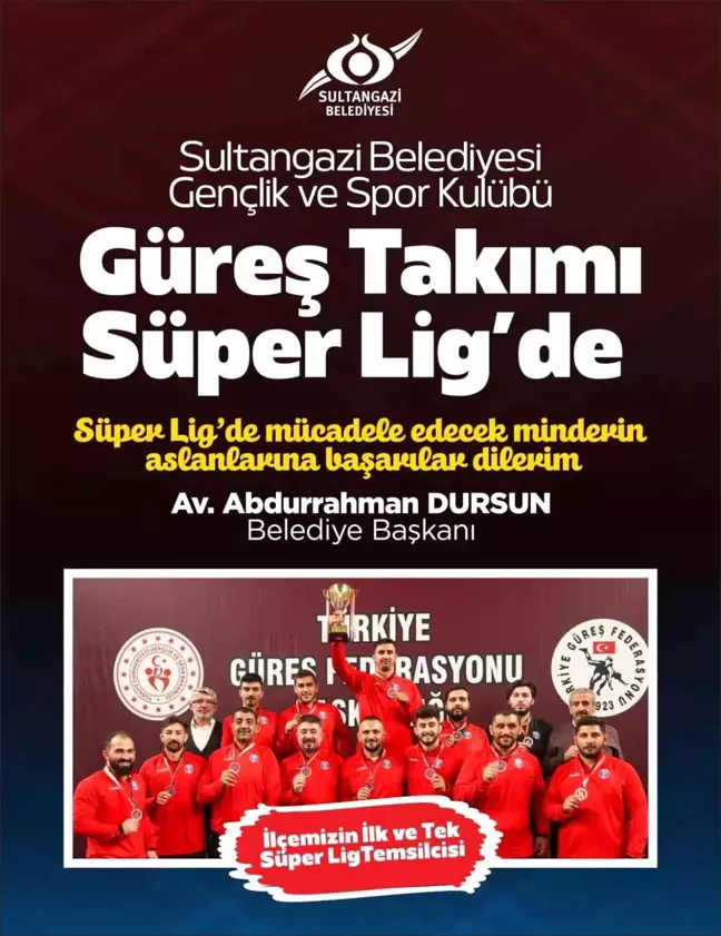 Sultangazi Belediyesi Güreş Takımı Türkiye Serbest Güreş Süper Ligi'nde Mücadele Edecek