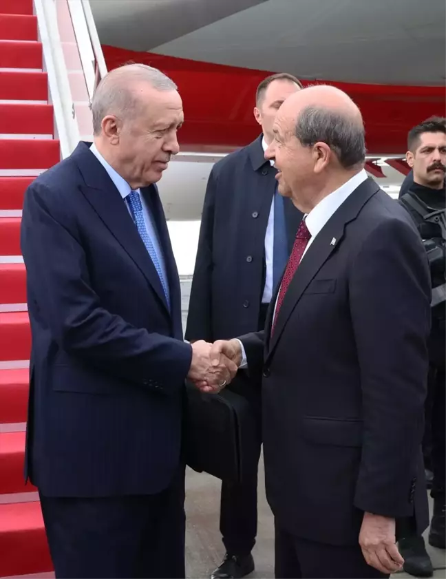 Cumhurbaşkanı Erdoğan KKTC'ye geldi