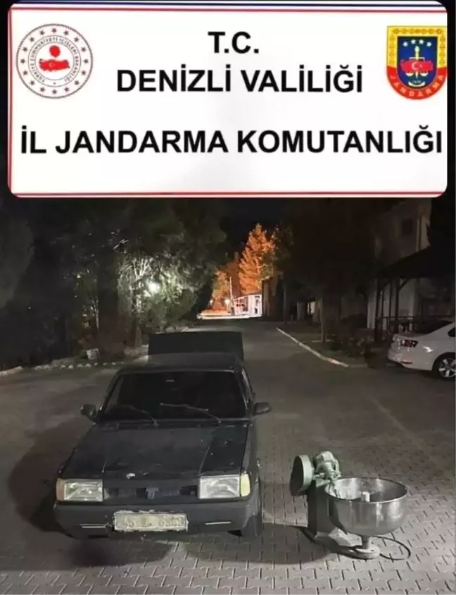 Denizli'de Hırsızlar Plakalarını Çamurla Kapatınca Yakalanamadılar