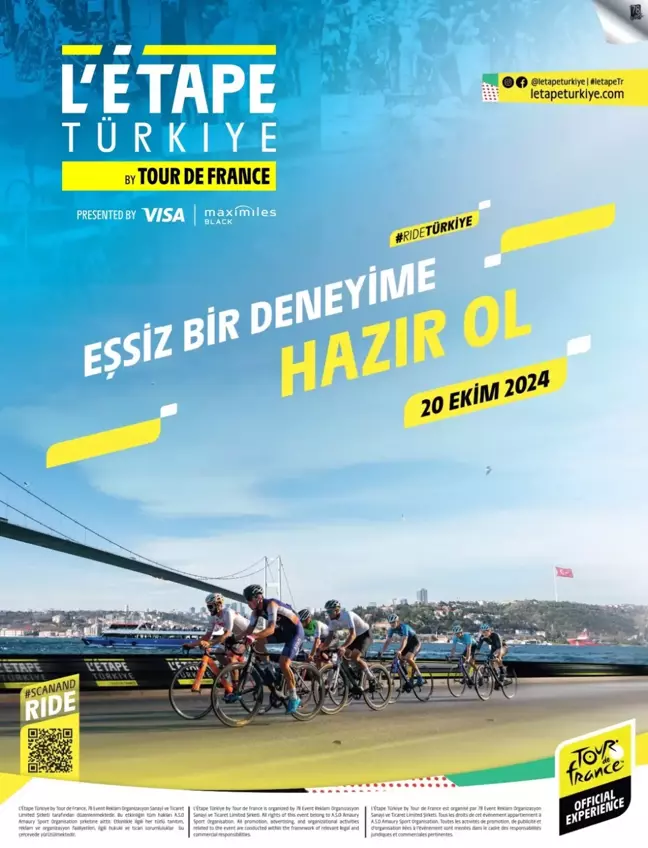 L'Etape Türkiye by Tour de France yarın İstanbul'da başlayacak