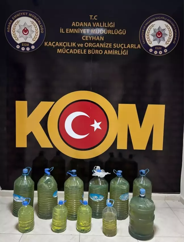 Ceyhan'da Kaçak Akaryakıt Operasyonu: 150 Litre Ele Geçirildi!