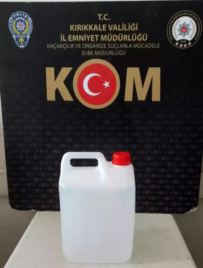 Kırıkkale'de Kaçak Alkol Operasyonu: 1 Gözaltı