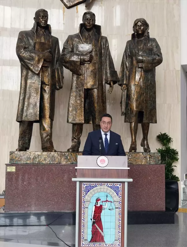 Bakırköy Adliyesi'nde Hazar Turan Alim'e Veda Töreni