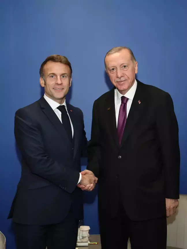 Erdoğan ve Macron Budapeşte'de bir araya geldi