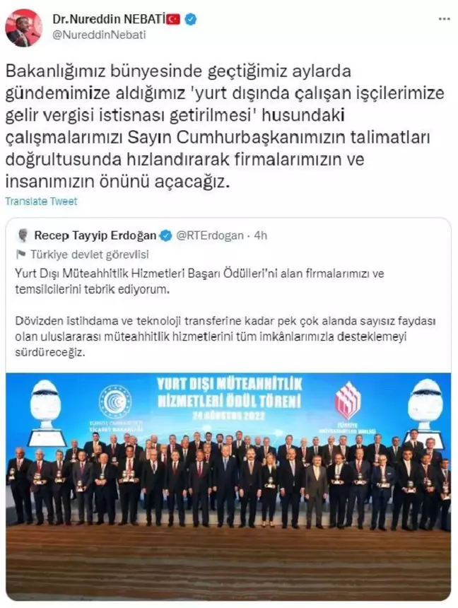 Bakan Nebati: Firmalarımızın ve insanımızın önünü açacağız
