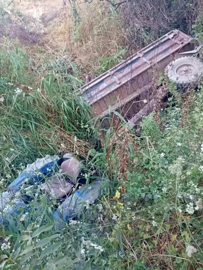 Hatay'da traktör devrildi, bir kişi yaralandı