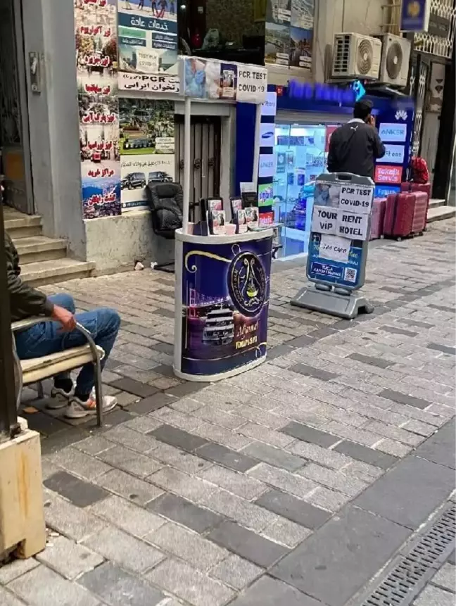 BEYOĞLU'NDA 'KAÇAK TUR' STANTLARI DENETİMİ; 78 BİN LİRA CEZA YAZILDI