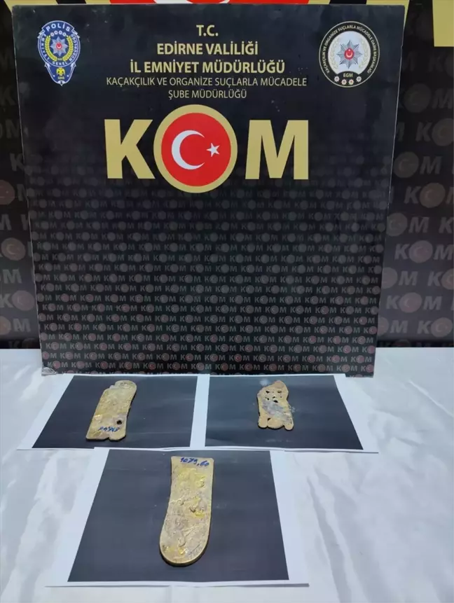 Edirne'de Otobüste 2 Kilo Altın Ele Geçirildi