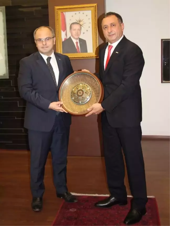 BİOSB Başkanı Dr. Varlıbaş, Vali Yardımcısı Dr. Üçer'i ziyaret etti