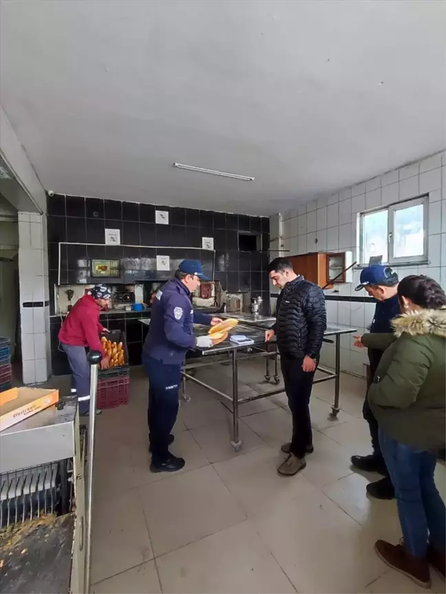 Göynücek ilçesinde fırın denetimi yapıldı