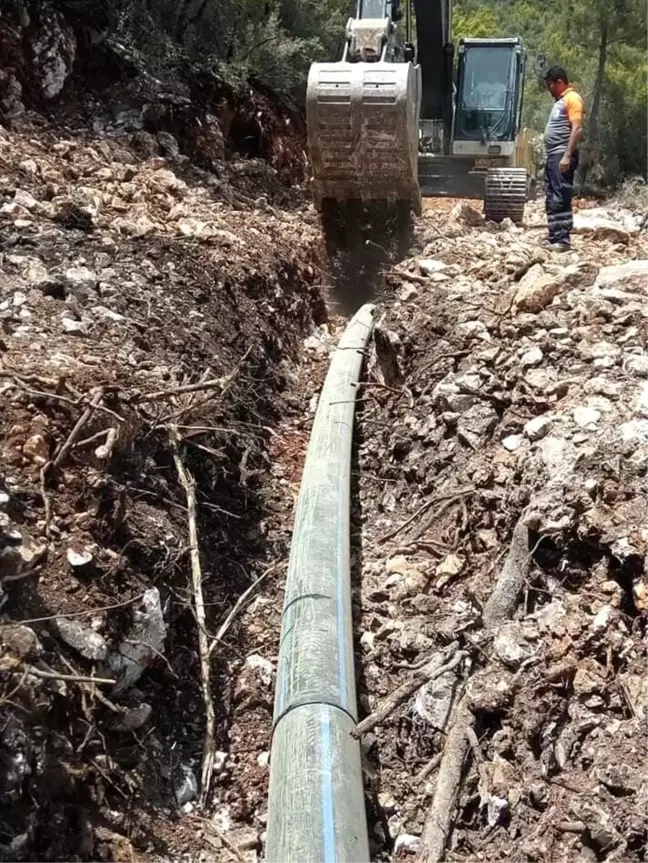 Asat, Kaş Katran Dağı'nda İçme Suyu Çalışması Yapıyor