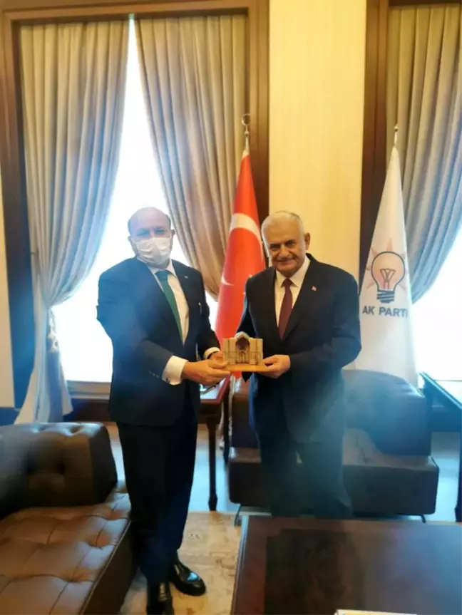 Mütevelli Heyet Başkanımız Prof. Dr. Muhittin Şimşek, Eski Başbakanımız Sayın Binali Yıldırım'ı Ziyaret Etti