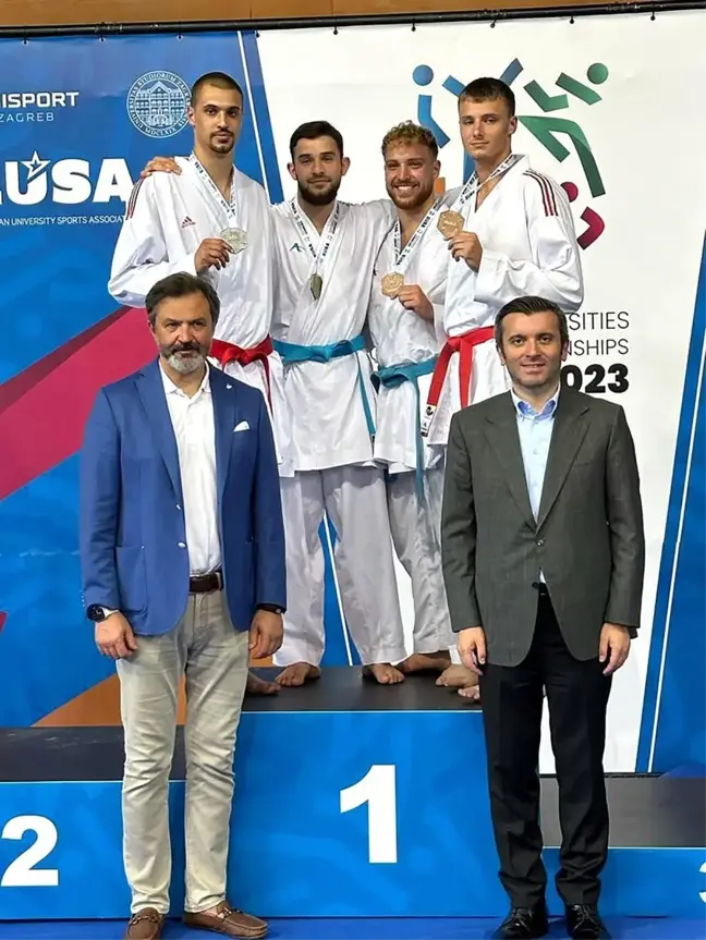 Sakarya Büyükşehir Belediyesi Spor Kulübü Karate Sporcusu Fatih Şen Üniversiteler Arası Avrupa Oyunları'nda Şampiyon Oldu