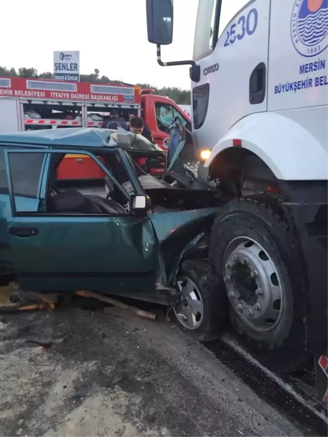 Mersin'de Trafik Kazası: 1 Ölü, 5 Yaralı