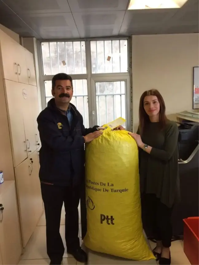 Çıldır PTT Personelinden Mavi Destek