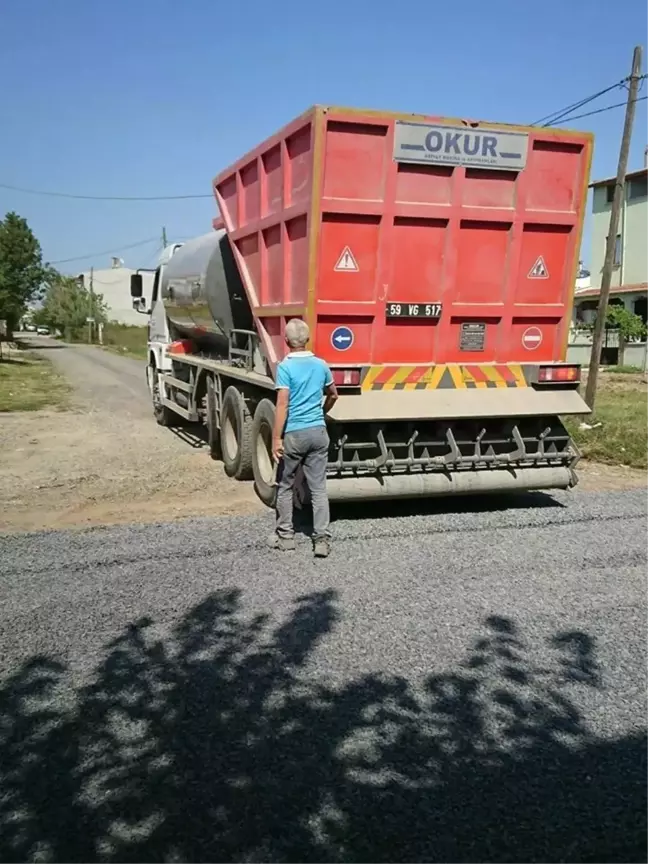 Marmaraereğlisi'nde Yol Çalışmaları Devam Ediyor