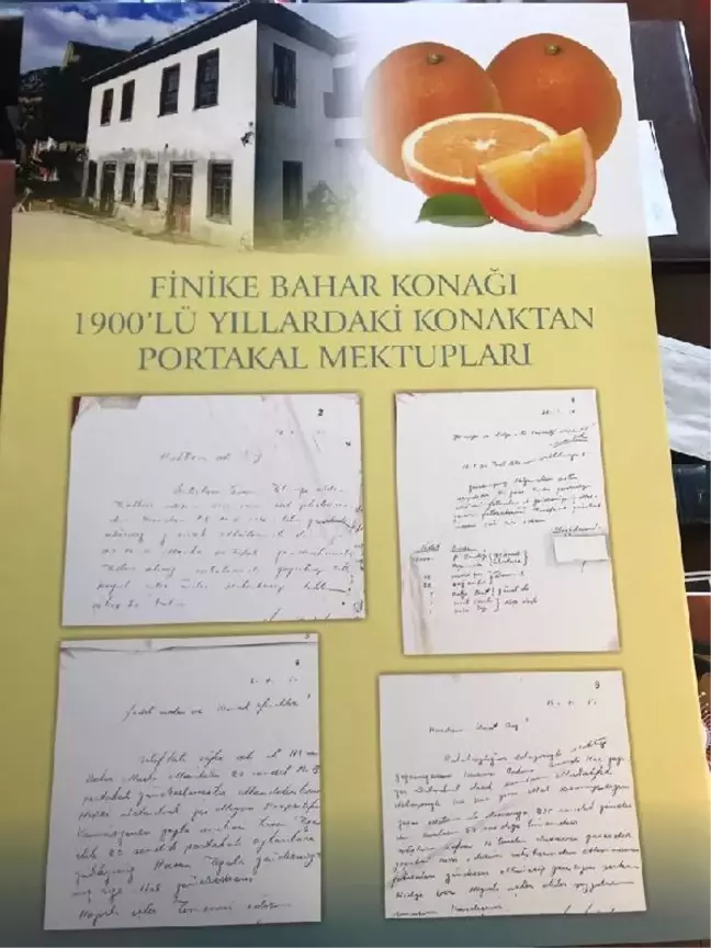 Finike Portakalının Özelliklerini Anlatan Tarihi Mektuplar Bulundu