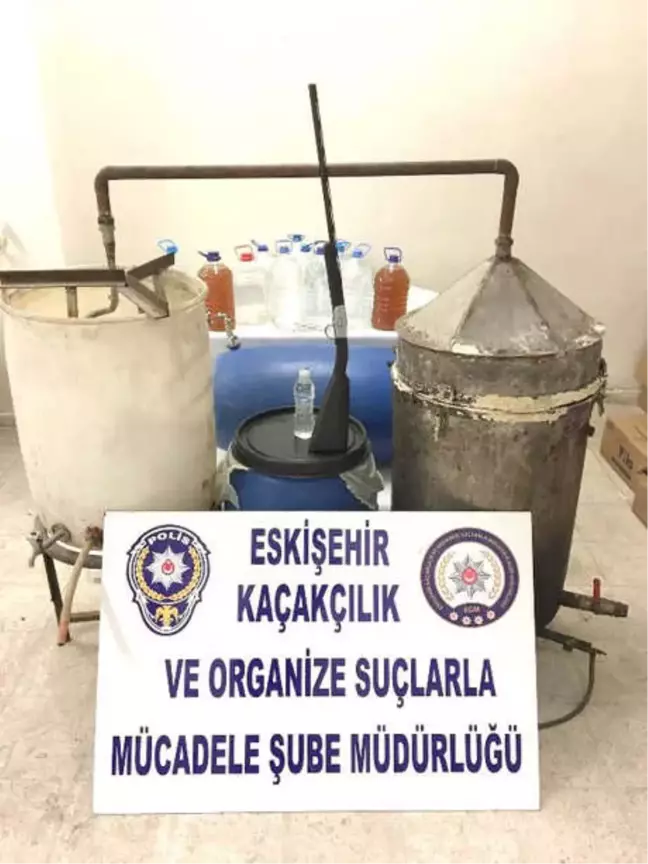 Eskişehir'de Kaçak İçki Operasyonu