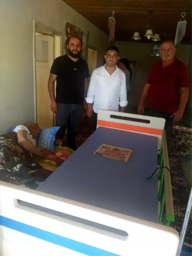 Büyükşehir'den Mehmet amcaya hasta yatağı