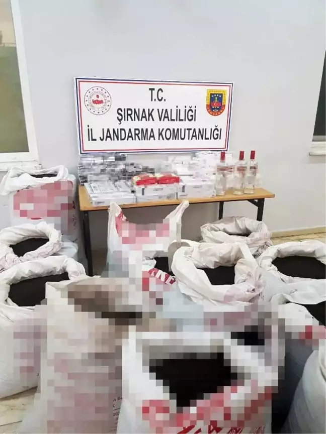 Silopi'de gümrük kaçağı 2 ton çay ele geçirildi