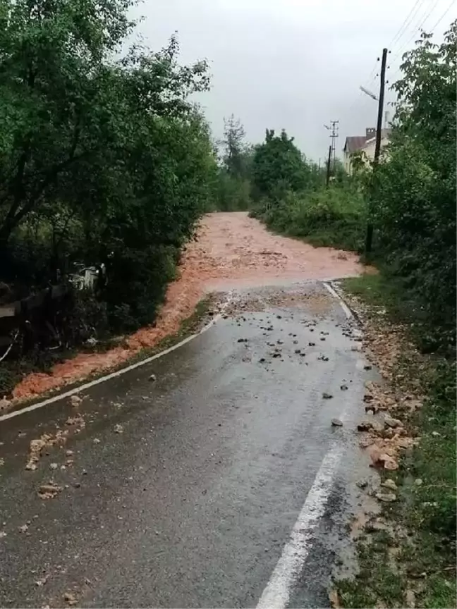 Bartın'da yağmur taşkına neden oldu