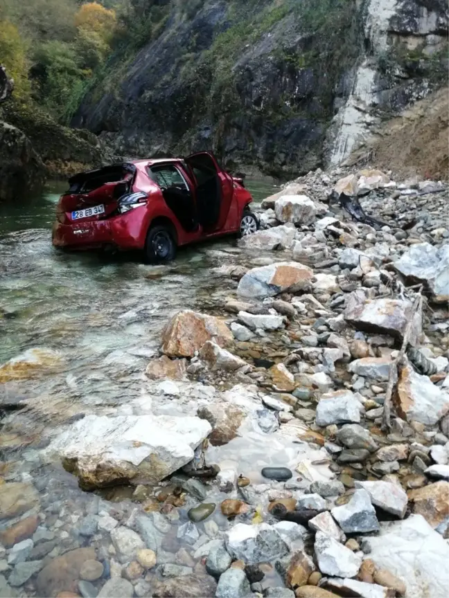 Giresun'da trafik kazası: 2 yaralı