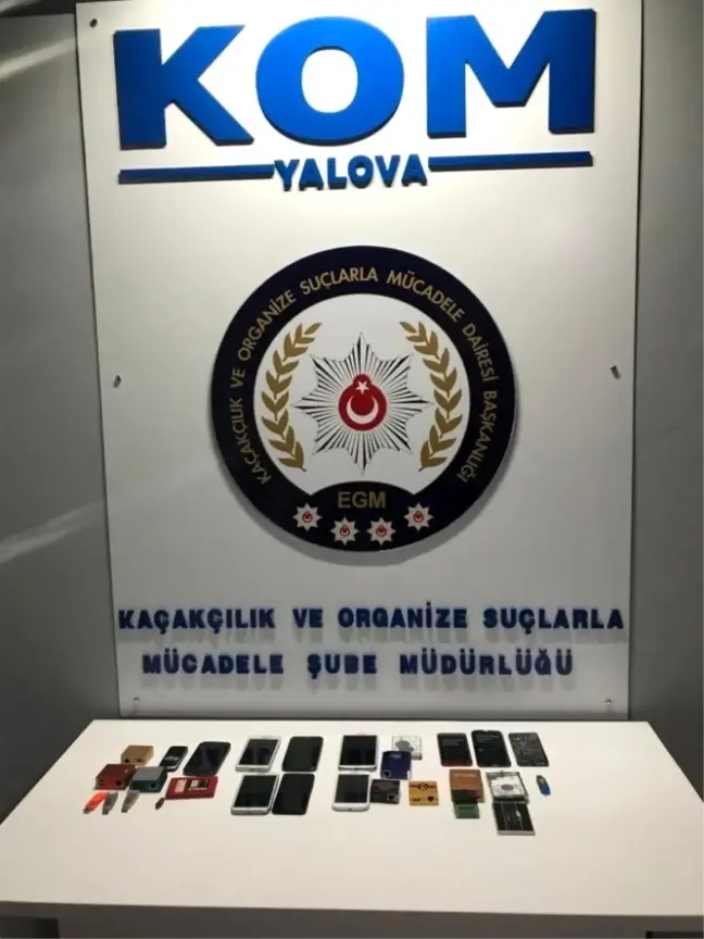 Yalova'da telefon operasyonu