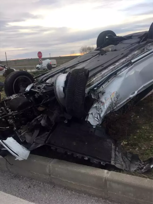 Kırklareli'nde askeri araçla otomobil çarpıştı: 4 yaralı